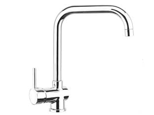 RUBINETTO MISCELATORE MONOCOMANDO LAVELLO CANNA ALTA SERIE CUCINA - 1 pezzi CROLLA