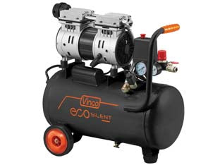 COMPRESSORE ECOSILENT SENZA OLIO LT.24 - 1 pezzi VINCO