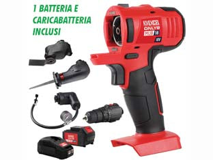 MULTIFUNZIONE 4IN1 A BATTERIA 18V ONLY1 - 1 pezzi EXCEL ONLY1