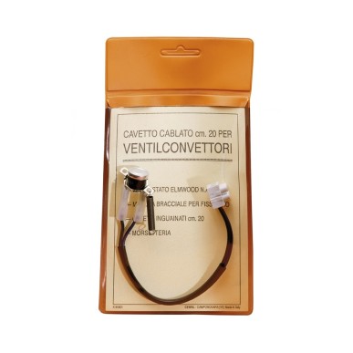 Termostato cablato per ventilconvettori con sonda 200 mm chiusura a 42 °C apertura 36 °C contatto ventola acqua calda Cewal