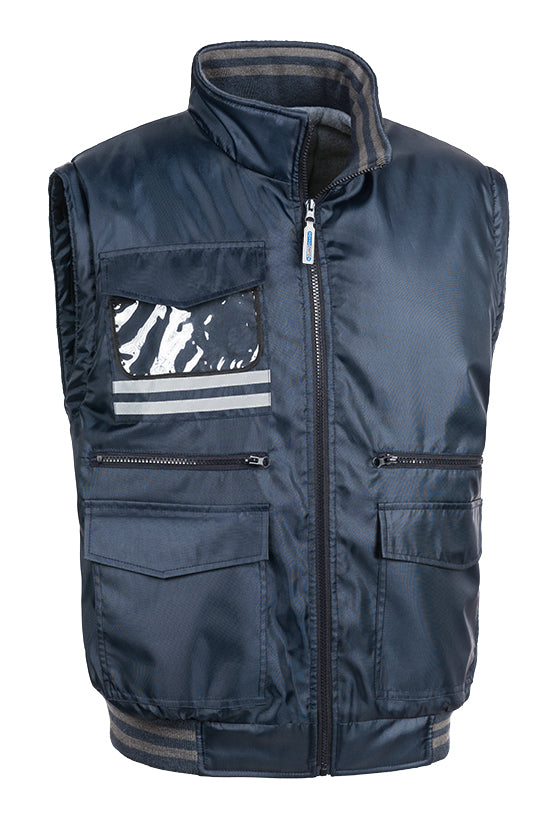 GILET IMBOTTITO 'MASTER SLOW' taglia L - blu navy  - SOTTOZERO