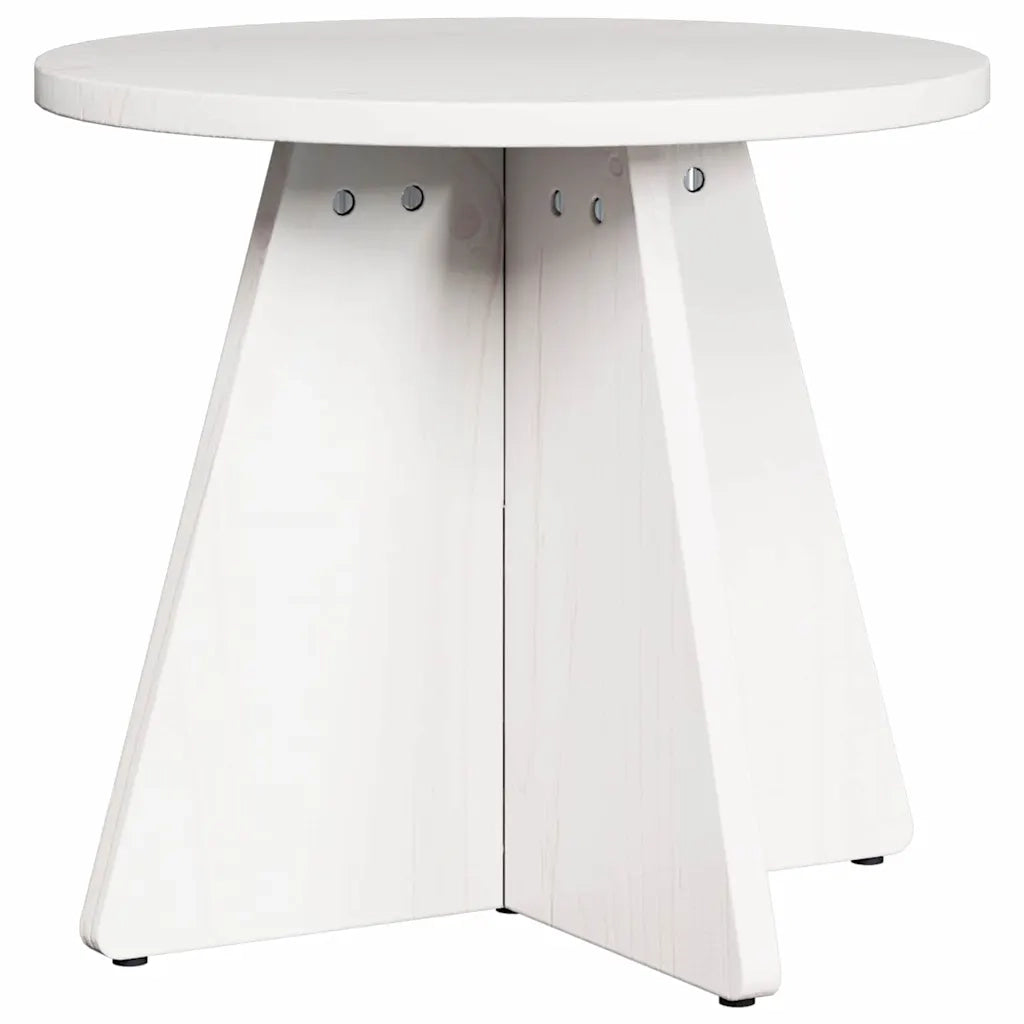 vidaXL Tavolino da salotto 3 pcs Bianco 49 x 49 x 30 cm