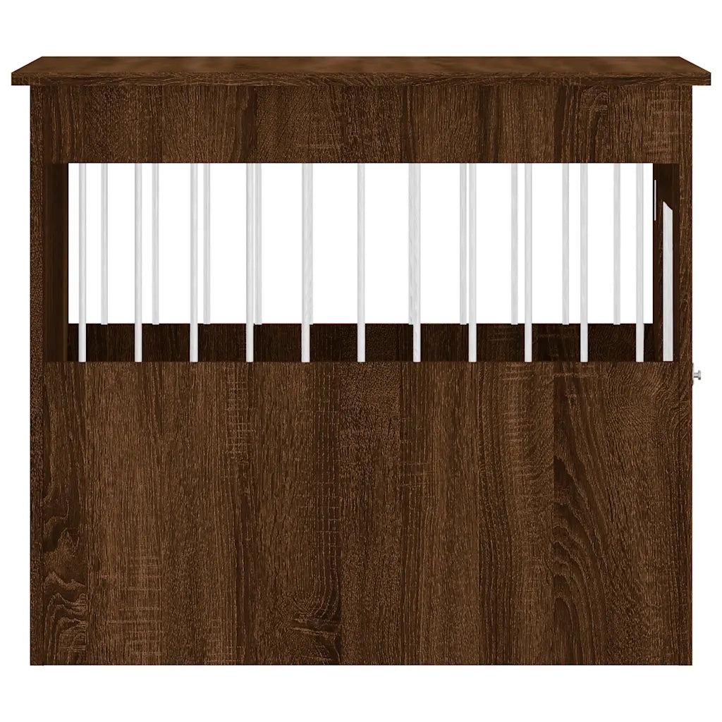 Gabbia Cani Arredamento Rovere Marrone 55x80x68cm Multistrato 838329