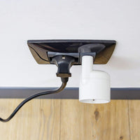 Adattatore disassato Schuko 16A 2P+T salvaspazio da spina tedesca a presa italiana 10A bianco Electraline