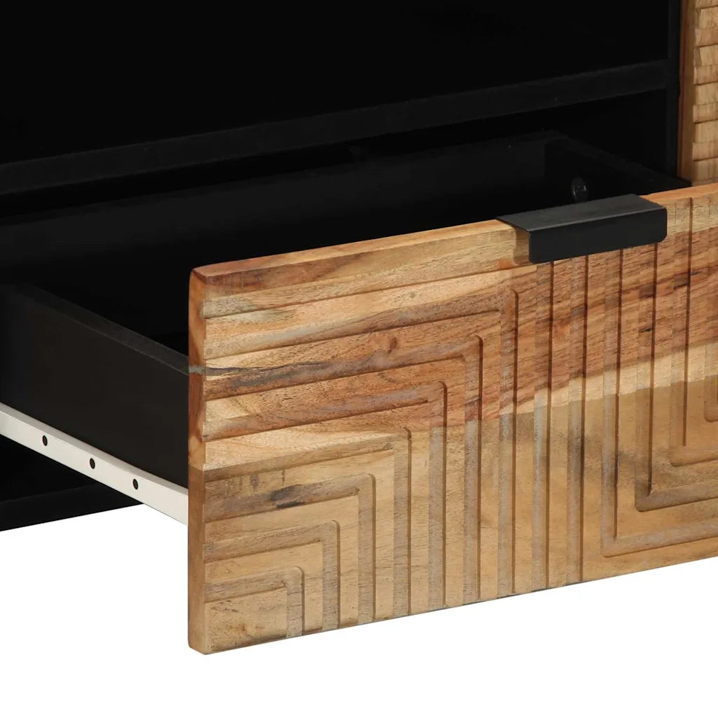 Mobile TV con porta-Credenza per TV Legno di Acacia Massello 105 x 33,5 x 46 cm