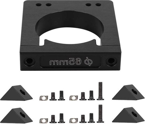Montaggio per motore CNC con alta precisione dimensionale per router CNC e macchina per la gravure - 65mm con chiave di ricerca "montaggio".