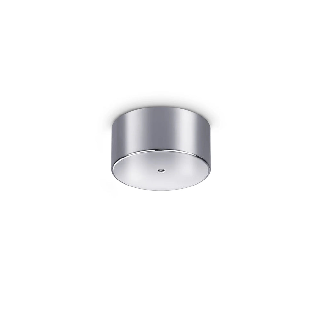 Rosone Metallo Cromo Collezione MAPA 9 Cm Altezza 4,2 Cm Ideal Lux