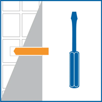 Tassello prolungato tacx con vite per fissaggi leggeri 100 pezzi *** misura Ø 8 x 100 mm, confezione 1