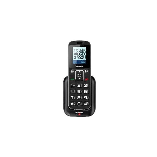 Brondi amico home 4,5 cm (1.77) 90 g nero telefono di livello base - AMICHOMEB
