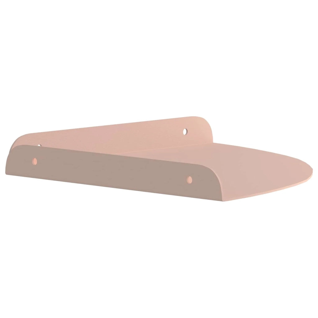 Mensola sospesa con lo scaffale 2 pcs Rosa 24 x 24 x 2 cm 8004100