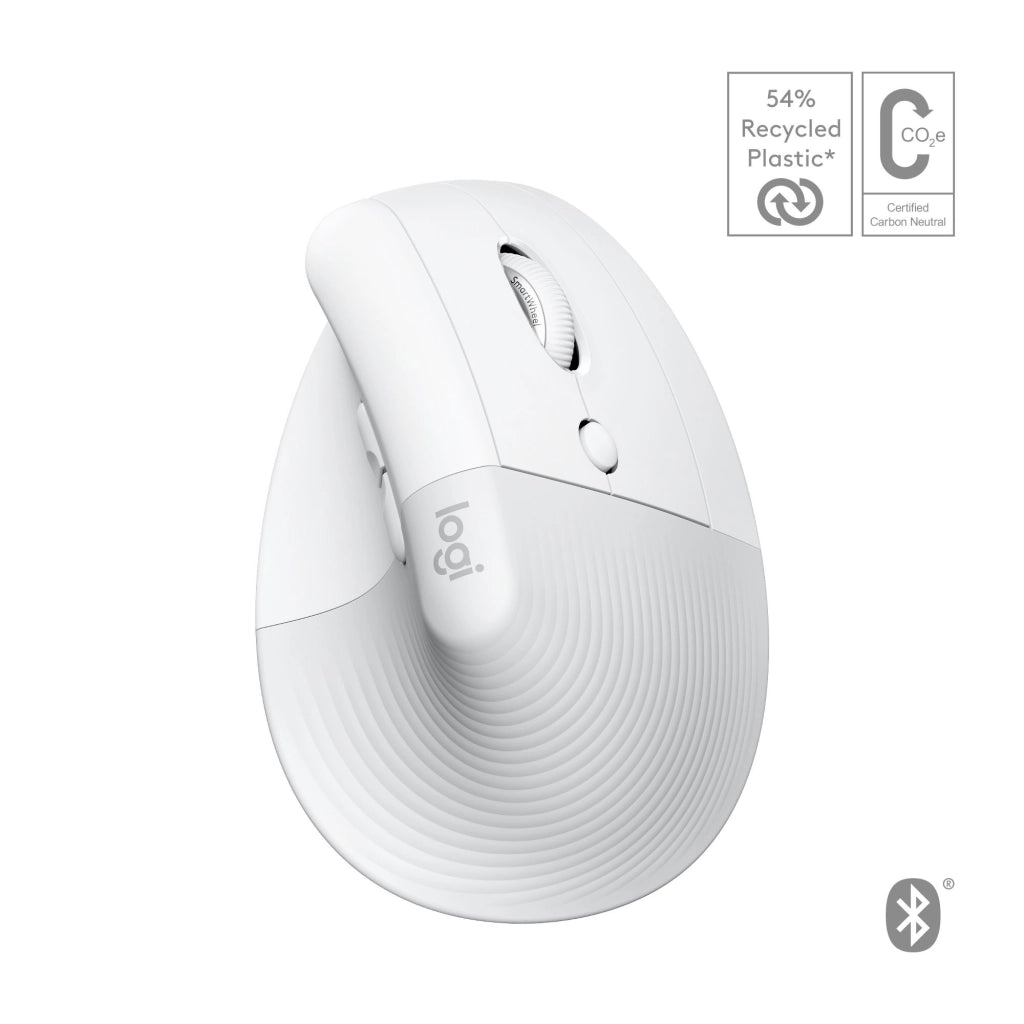 Logitech lift for mac mouse ufficio mano destra rf senza fili + bluetooth ottico 4000 dpi - 910-006477