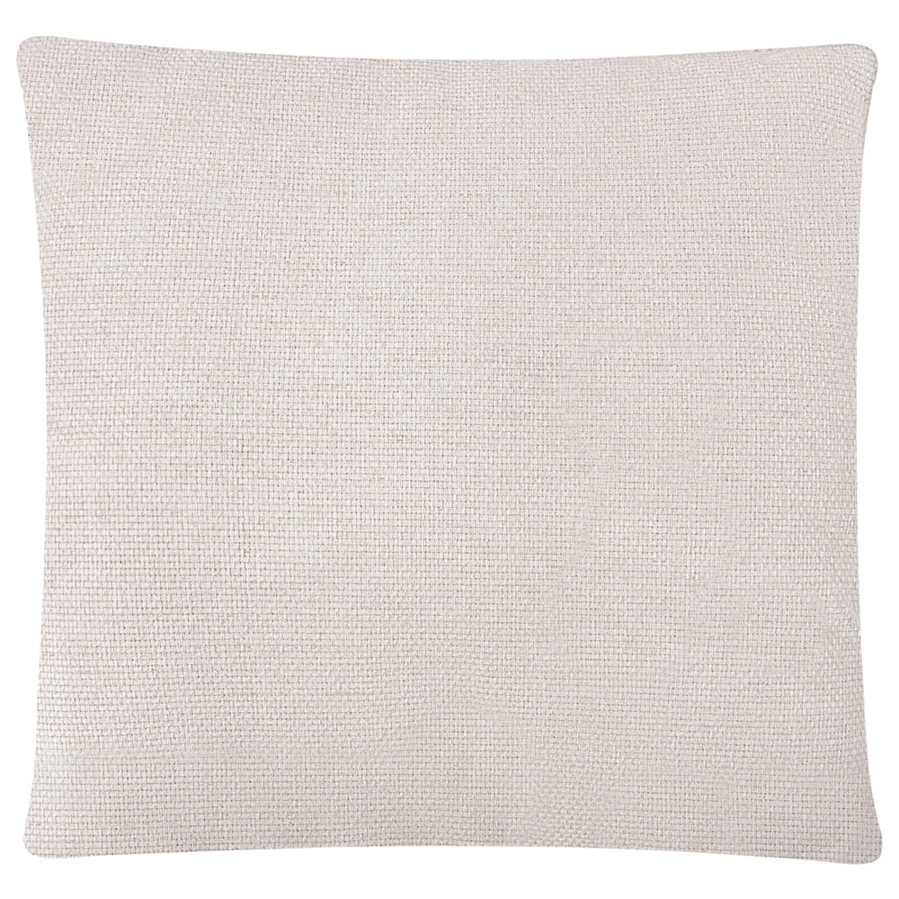 Divano 2 posti in tessuto intrecciato Schienale imbottito Beige chiaro stile moderno e minimalista