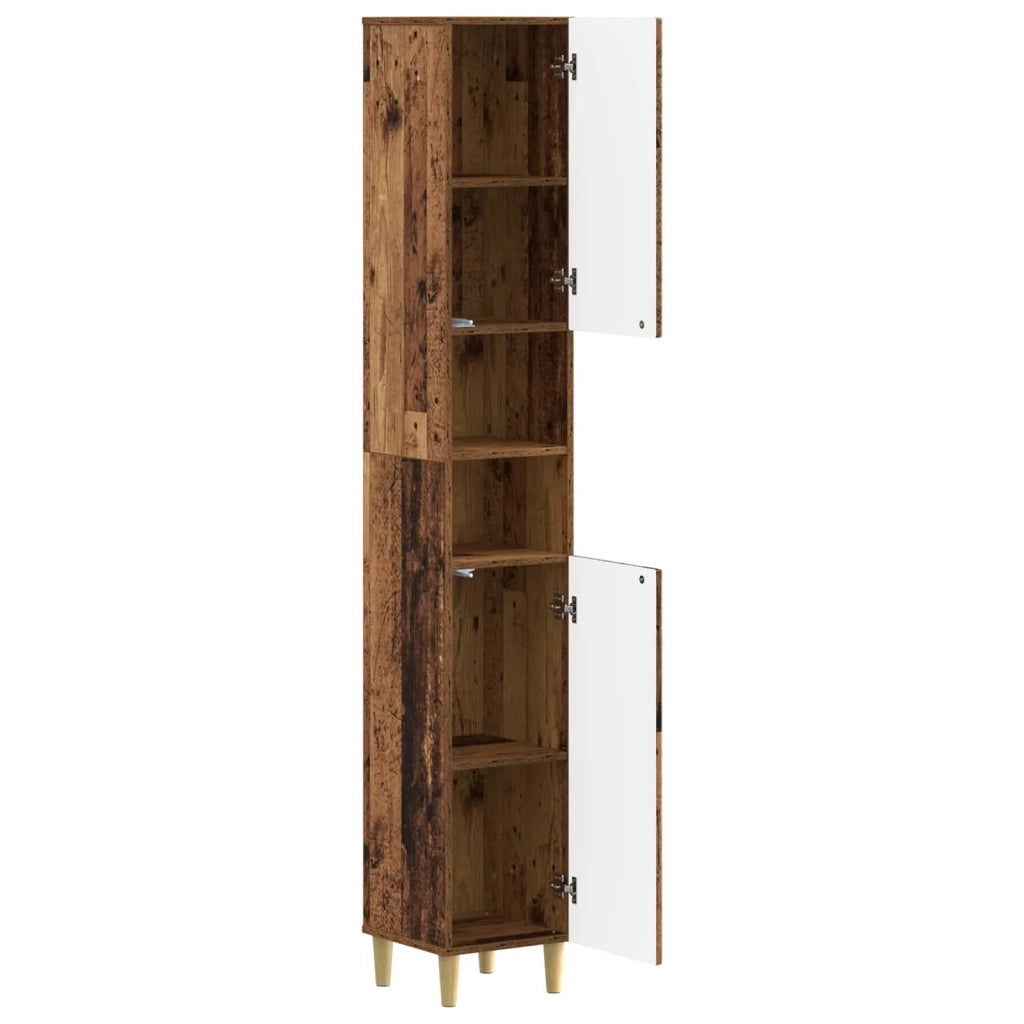 Armadio da Bagno con Ripiano Aperto ARNHEM Legno antico 896603