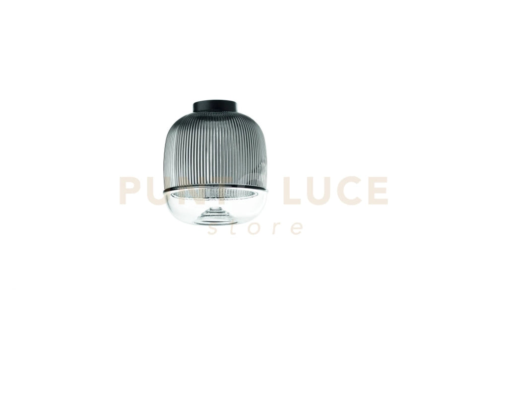 SOLO VETRO FUME' EKOS 2 D.15CM H.16,2CM BASE ACQUISTABILE SEPARATAMENTE
