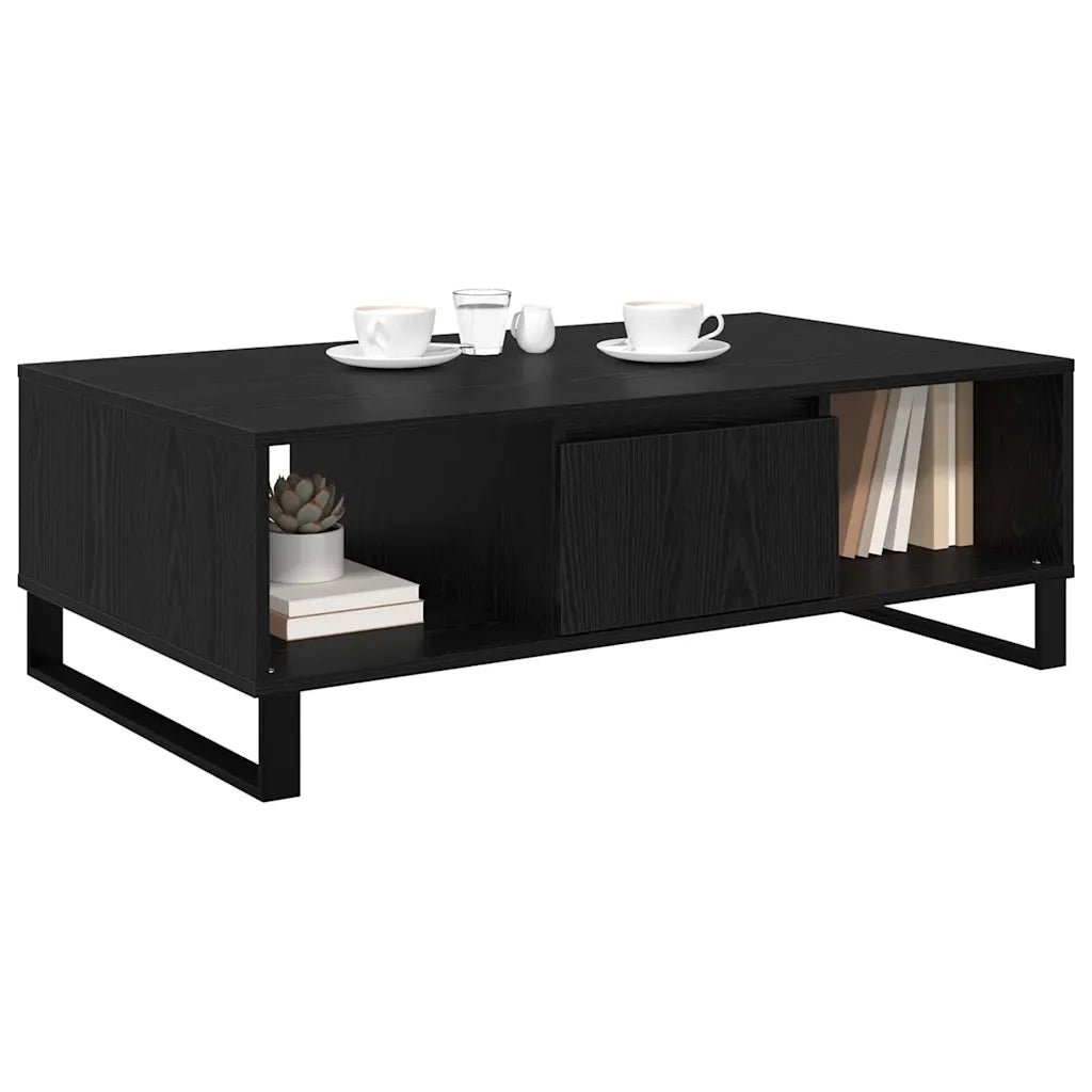 Tavolino da salotto Rovere Nero 104 x 60 x 35 cm 882594