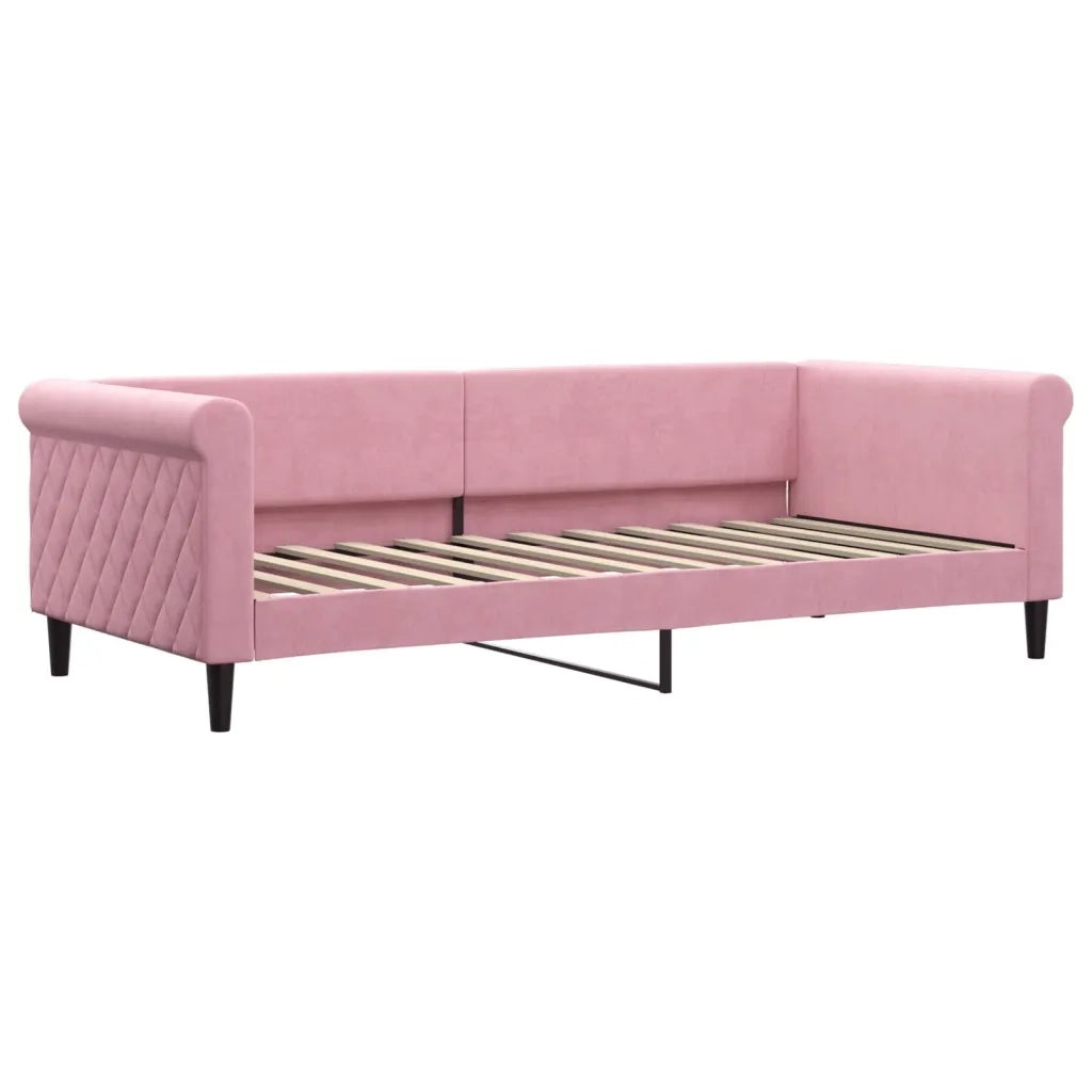 Letto da Giorno Rosa 90x200 cm in Vellutocod mxl 94659
