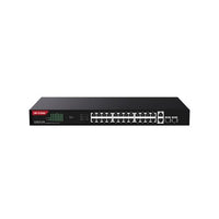Switch ip-com g1128p-24-410w 26p gigabit base-t+2p base-x sfp cloud managed poe budget tot. 370w