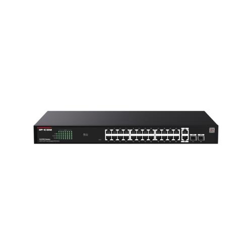 Switch ip-com g2228p-24-410w 26p gigabit ethernet + 2p sfp cloud managed poe budget tot. 410w