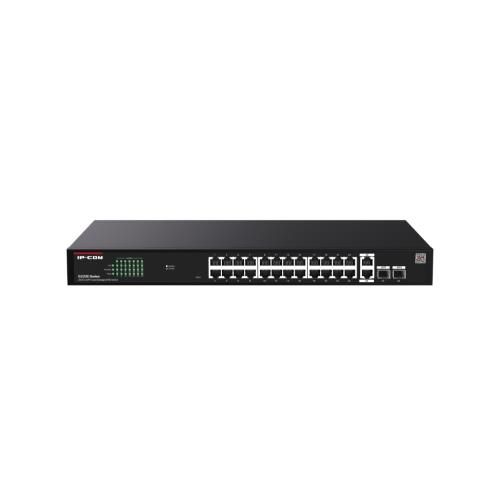 Switch ip-com g2228p-24-410w 26p gigabit ethernet + 2p sfp cloud managed poe budget tot. 410w