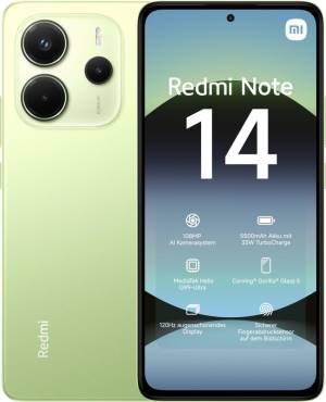 Xiaomi redmi note 14 6+128gb 6.67 4g lime green eu - 6932554407834