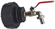 Adattatore per serbatoio - Adattatore per tubi per contenitore d'acqua - Valvola per tubo per tubi da giardino - Connettiore 1/2" - Adatto per deposito d'acqua - Modello SW-TK3314B