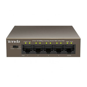 Switch tenda teg1105p-4-63w 5p lan gigabit desktop 10/100/1000m 4p poe