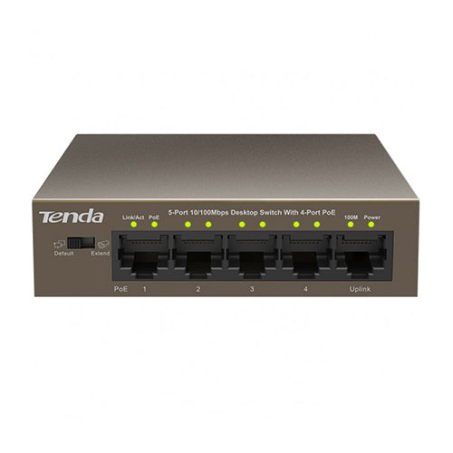 Switch tenda teg1105p-4-63w 5p lan gigabit desktop 10/100/1000m 4p poe