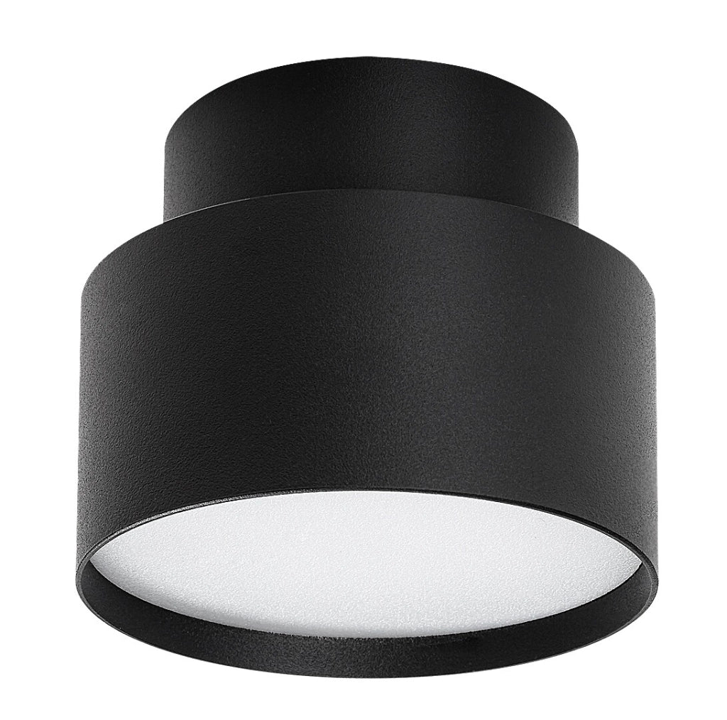 Plafoniera Rabalux Ovidia nera tonda Ø11 LED 16W 3000K