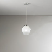 Lampadario Contemporaneo Arnia Bianco 1 Luce E27