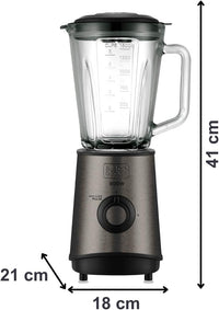 FRULLATORE C/CARAFFA VETRO 800W  1 PZ