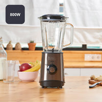 FRULLATORE C/CARAFFA VETRO 800W  1 PZ