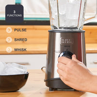 FRULLATORE C/CARAFFA VETRO 800W  1 PZ