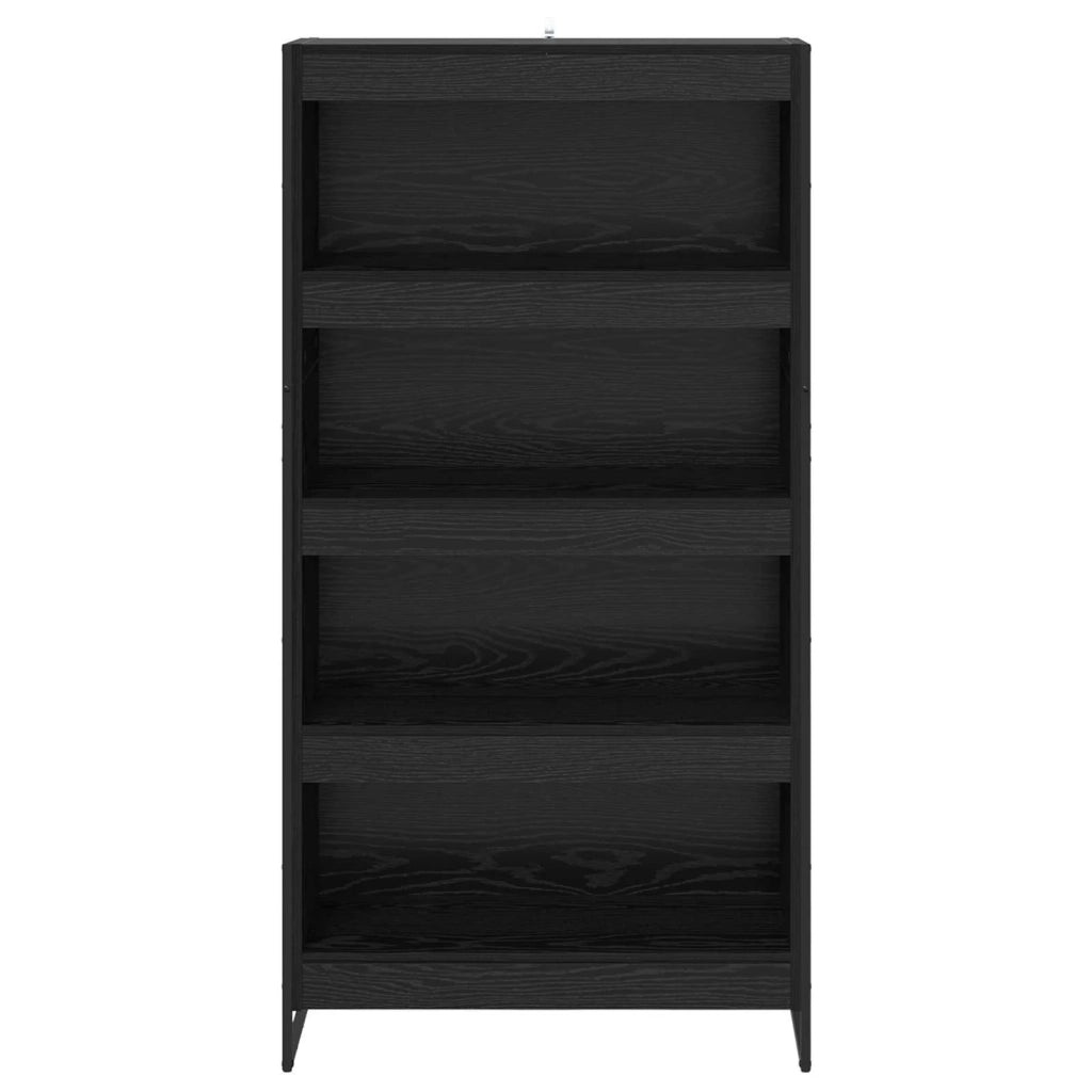 Armadio per Libri 2 pcs Rovere Nero 80 x 30 x 155 cm 3403004
