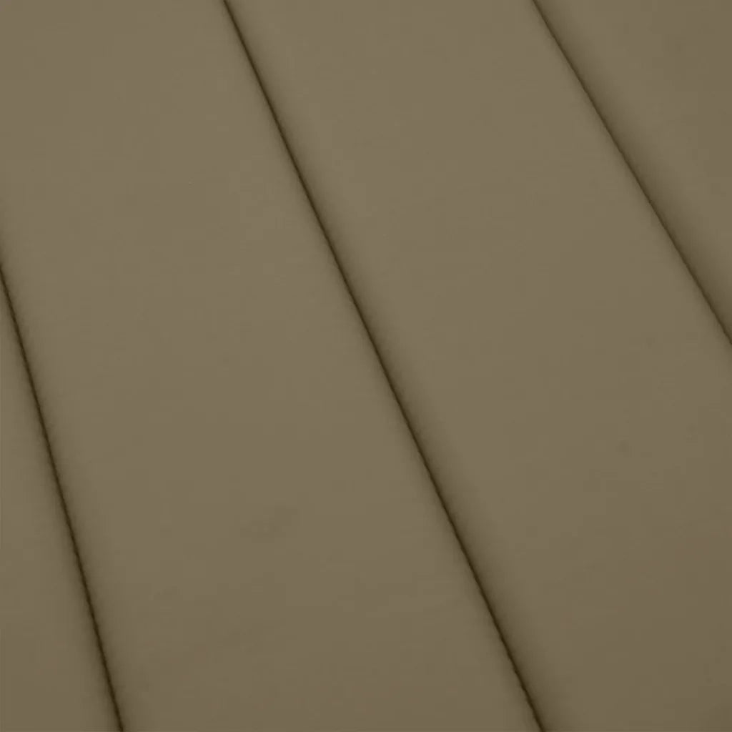 Cuscino per Lettino Prendisole Tortora Mélange 200x50x4 cm 4002506
