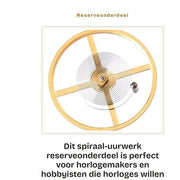 Meccanismo orologico completo a spirale - Componente di riserva - Orafo per orologi - Reparazione orologi - Per orologiai - Meccanismo orologico separabile