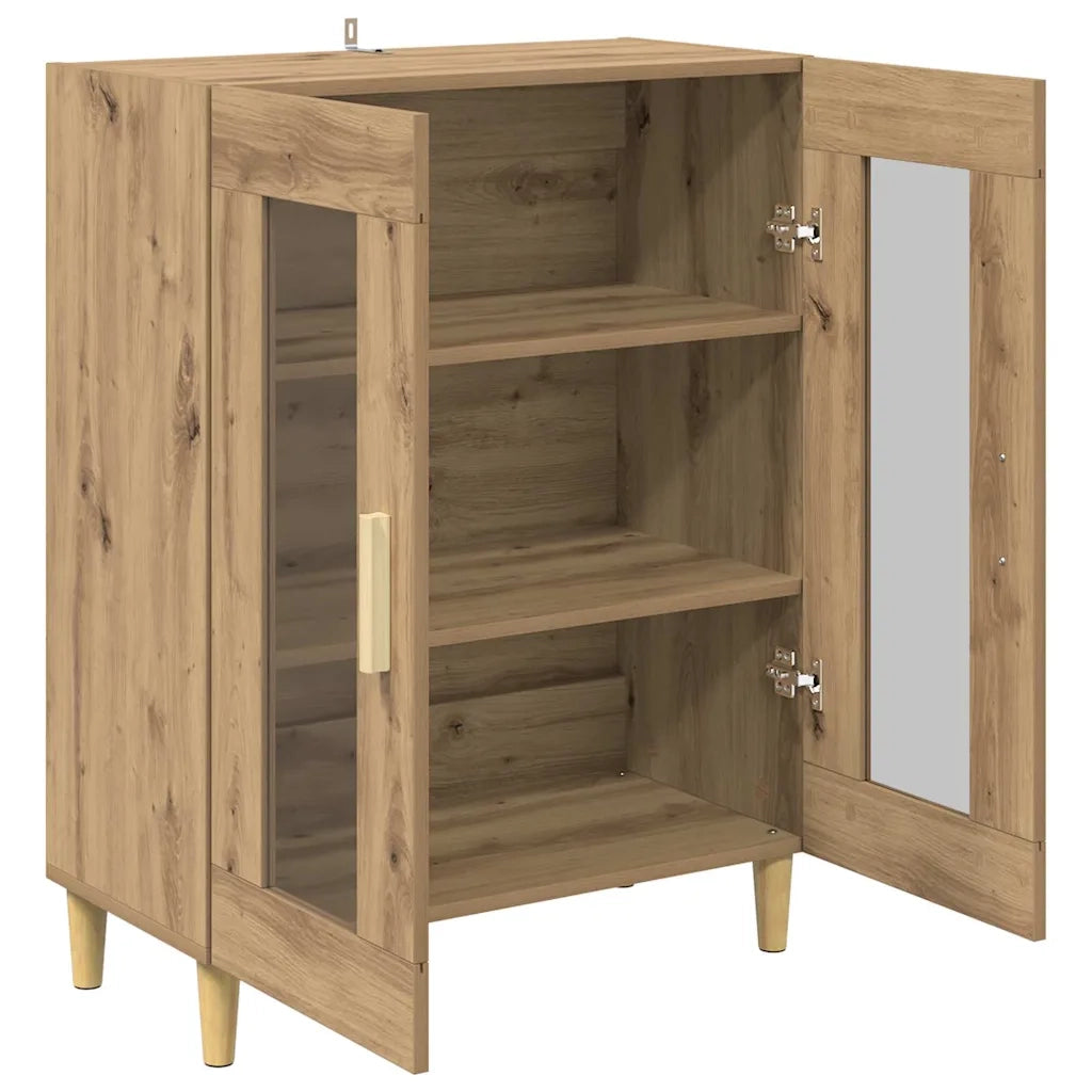 Credenza Rovere artigianale 69,5 x 34 x 90 cm Legno multistrato