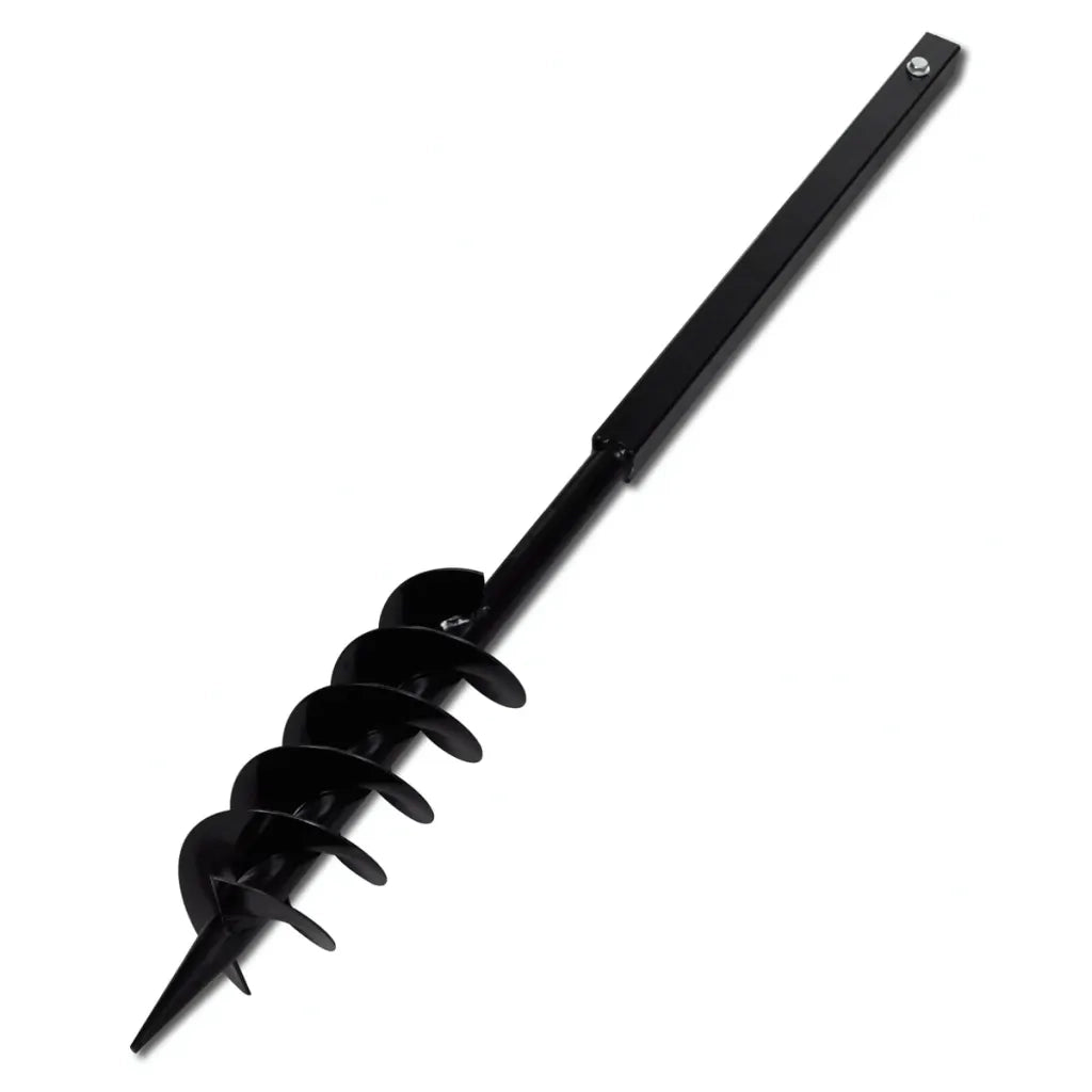 Trapano da Terra Maniglia Auger 100 mm Tre Spirali Acciaio Nero 141024