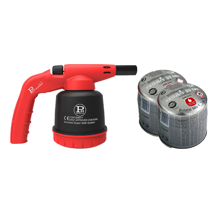 Saldatore piezo + 2 Bombole HELLFIRE PA SET