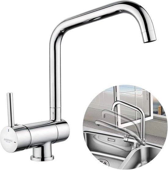 Drenaggio da cucina a manovella 3/8 pollici verniciato - G4004