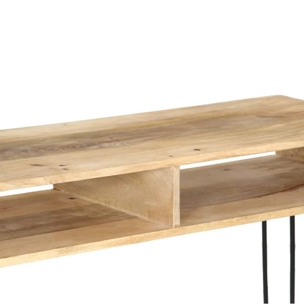 Buffet credenza mobiletto consolle mobile contenitore legno massello di mango 115 cm 4402227