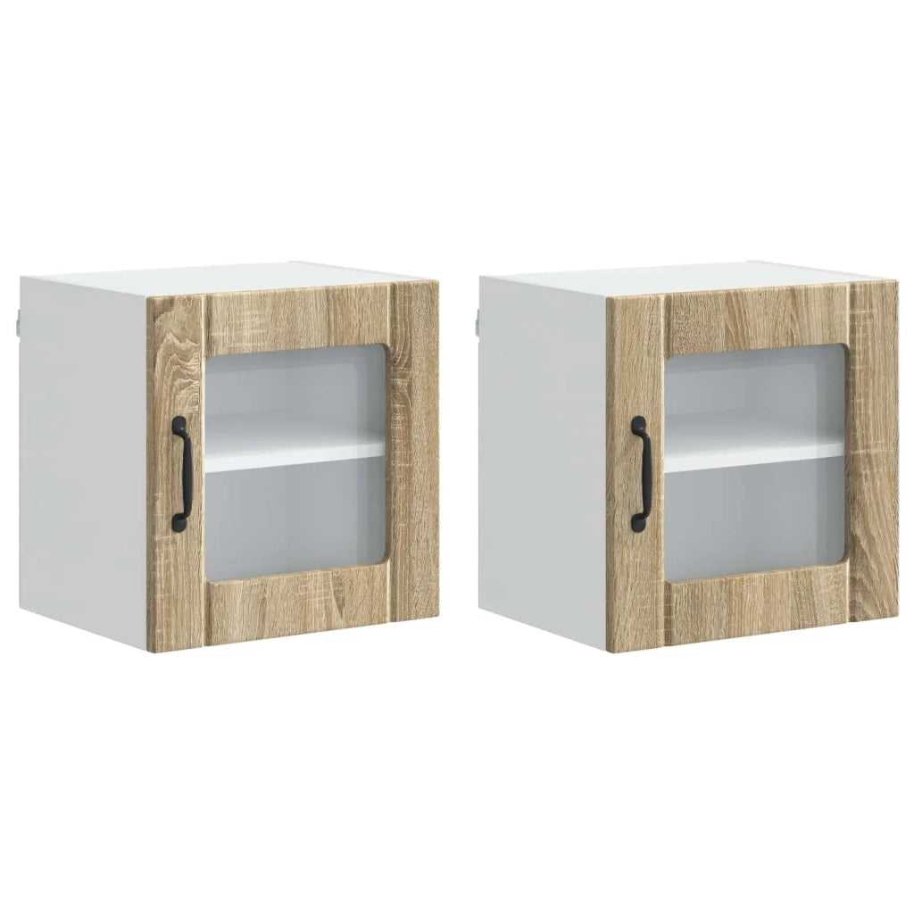 Mobile da cucina 2 pz-Set di 2 Armadio da cucina Rovere Sonoma 40 x 31 x 40 cm 546111