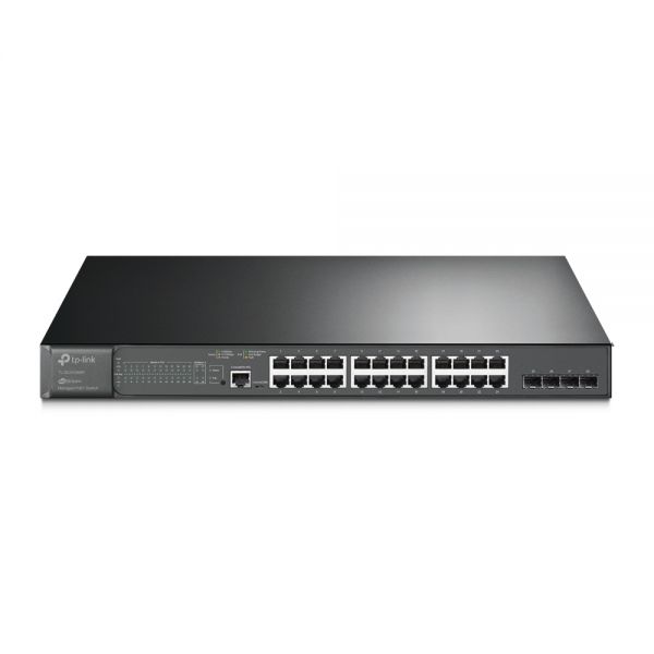 Tp-link omada sg3428mp switch di rete gestito l2+ gigabit ethernet (10/100/1000) supporto power over ethernet (poe) 1u nero - TL-SG3428MP
