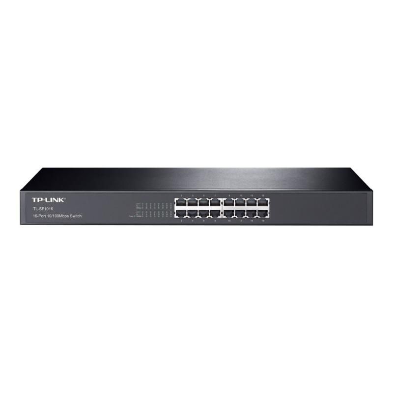 Tp-link tl-sf1016 non gestito fast ethernet (10/100) 1u nero - 141932
