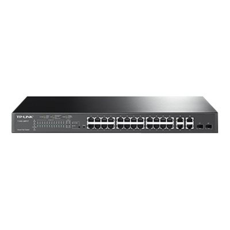 Tp-link omada sl2428p switch di rete gestito l2 fast ethernet (10/100) supporto power over ethernet (poe) 1u nero - 133212