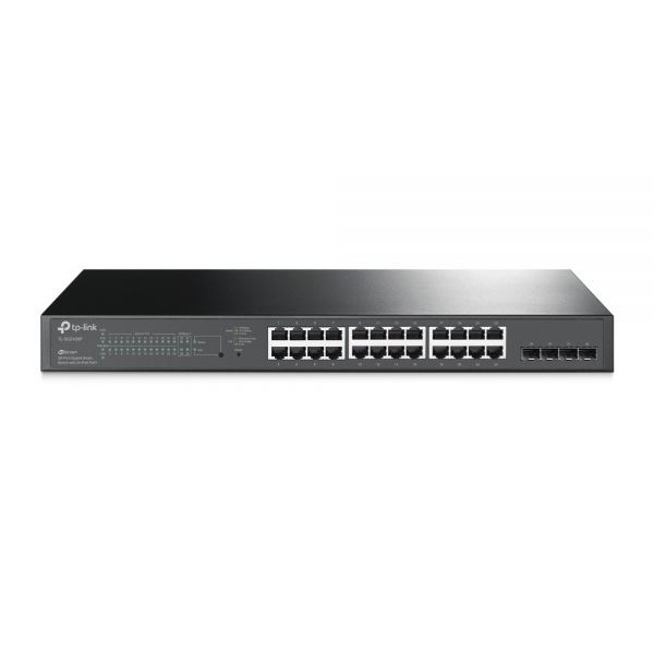 Tp-link omada tl-sg2428p gestito l2/l2+ gigabit ethernet (10/100/1000) supporto power over ethernet (poe) 1u nero