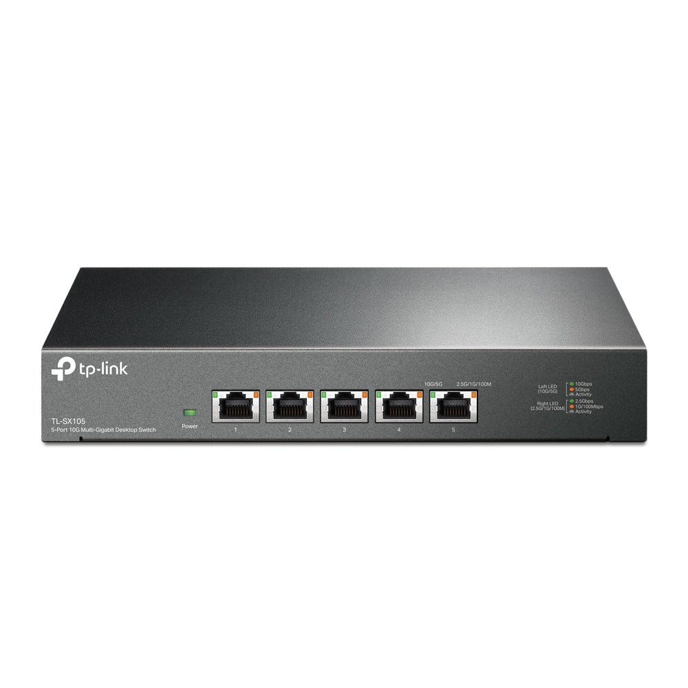 Tp-link tl-sx105 switch di rete non gestito 10g ethernet (100/1000/10000) nero - 136191