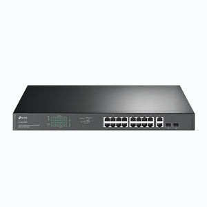 Tp-link tl-sg1218mp switch di rete non gestito gigabit ethernet (10/100/1000) supporto power over ethernet (poe) 1u nero