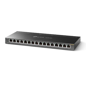 Tp-link tl-sg116e non gestito l2 gigabit ethernet (10/100/1000) nero