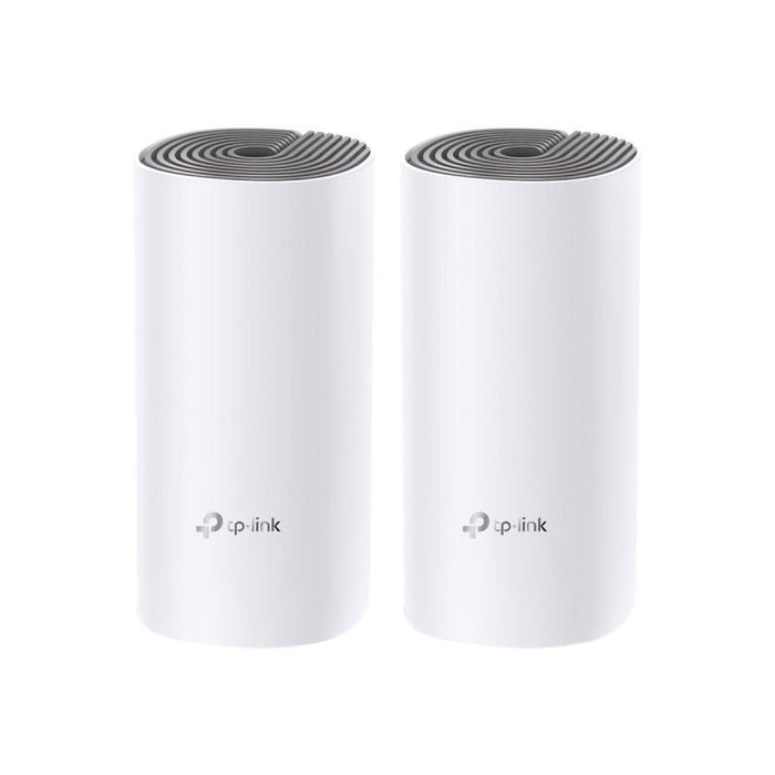 Tp-link deco e4 (2-pack) dual-band (2.4 ghz/5 ghz) wi-fi 5 (802.11ac) bianco, grigio interno - TPLNE000131
