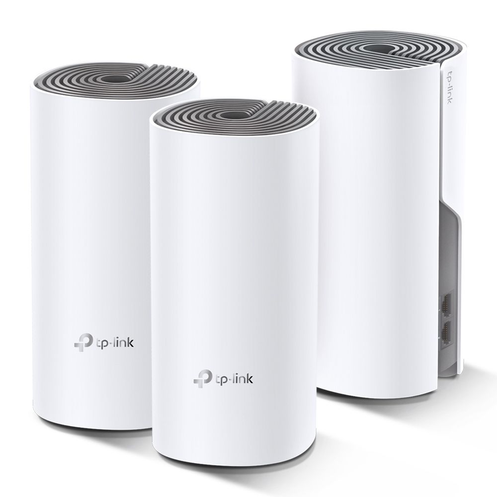 Tp-link deco e4 (3-pack) dual-band (2.4 ghz/5 ghz) wi-fi 5 (802.11ac) bianco, grigio 2 interno - DECO E4(3-PACK)